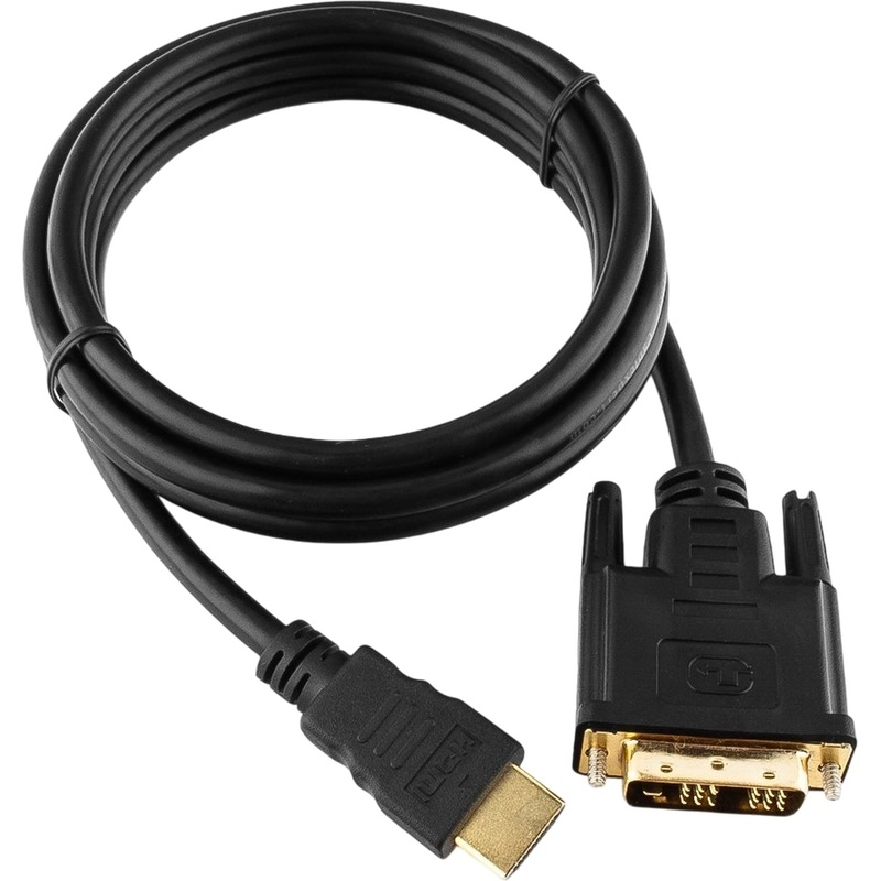 Изображение товара Cablexpert HDMI DVI 19М 19М 1.8м кабель для передачи сигнала