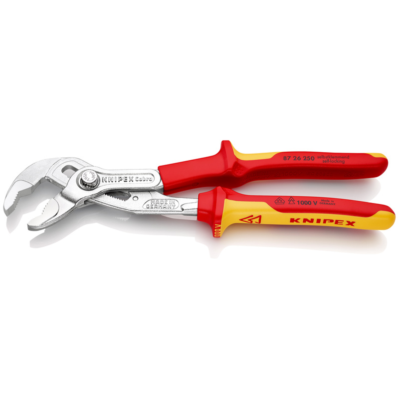 Изображение товара Клещи переставные VDE L-250 мм COBRA KNIPEX KN-8726250