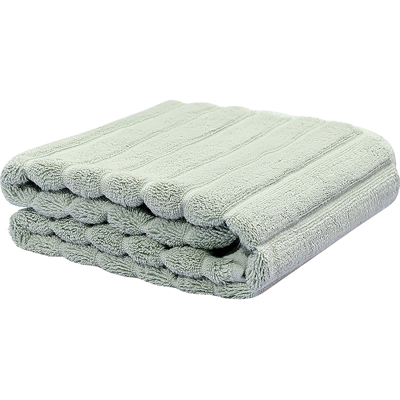 Изображение товара Махровое полотенце Essential 50x90 см из 100% хлопка, зелёное