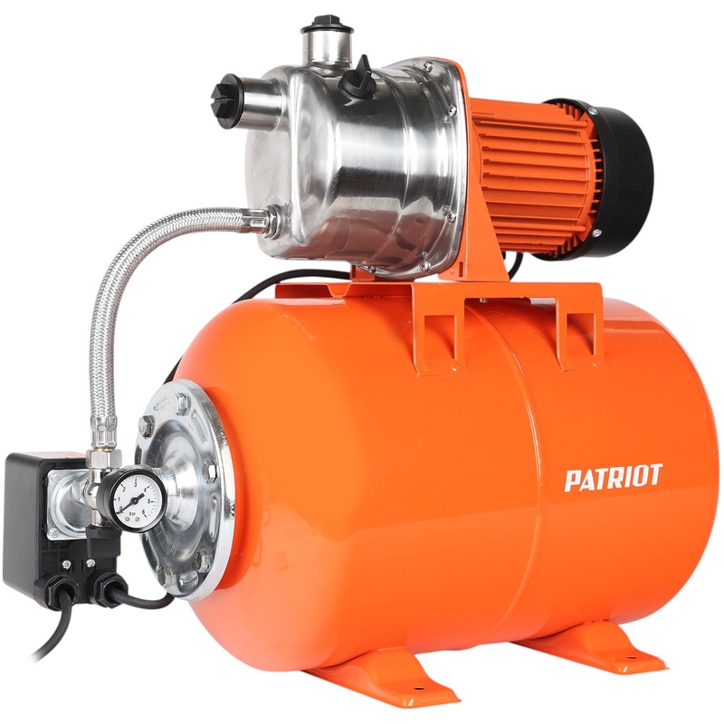 Изображение товара Насосная станция Patriot PW 850-24 INOX для водоснабжения 24 л и 850 Вт