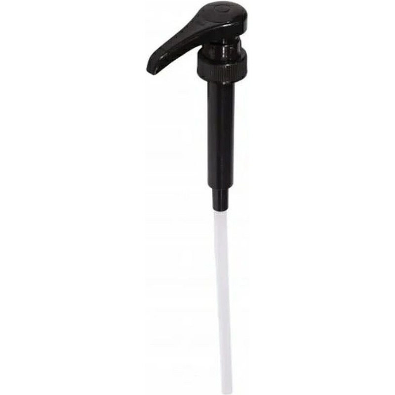 Изображение товара Помпа механическая для сиропа Gourmix 10416117 пластиковая черная компактная