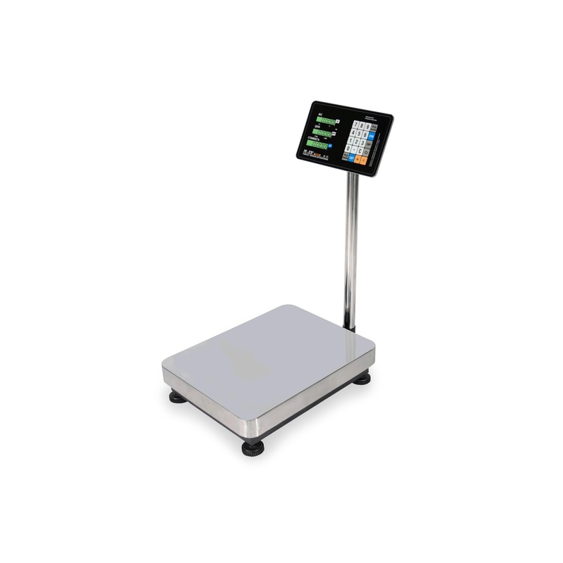 Изображение товара Весы торговые напольные Trader M-ER 333ACP-300.100 с LCD дисплеем сенсорной клавиатурой