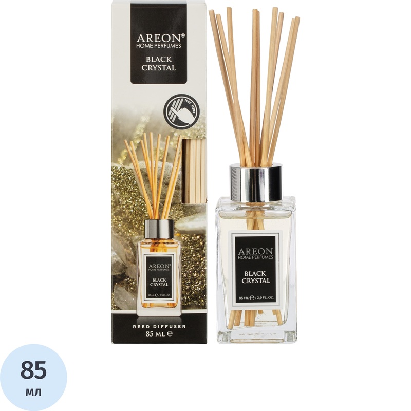 Изображение товара Аромадиффузор Areon Home Sticks perfume Чёрный кристалл 85 мл