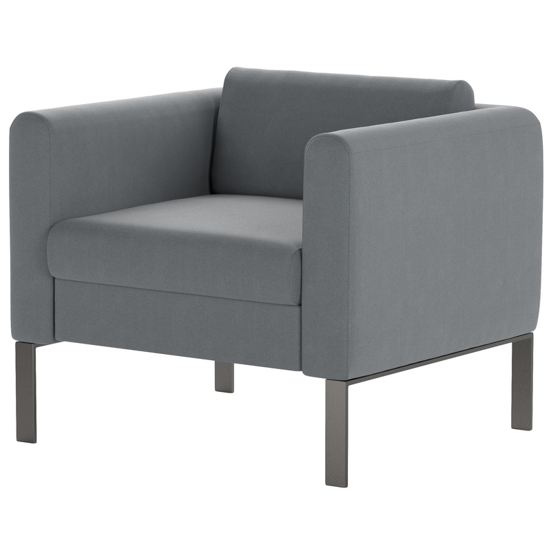 Изображение товара Кресло Модерн серое с тканевой обивкой