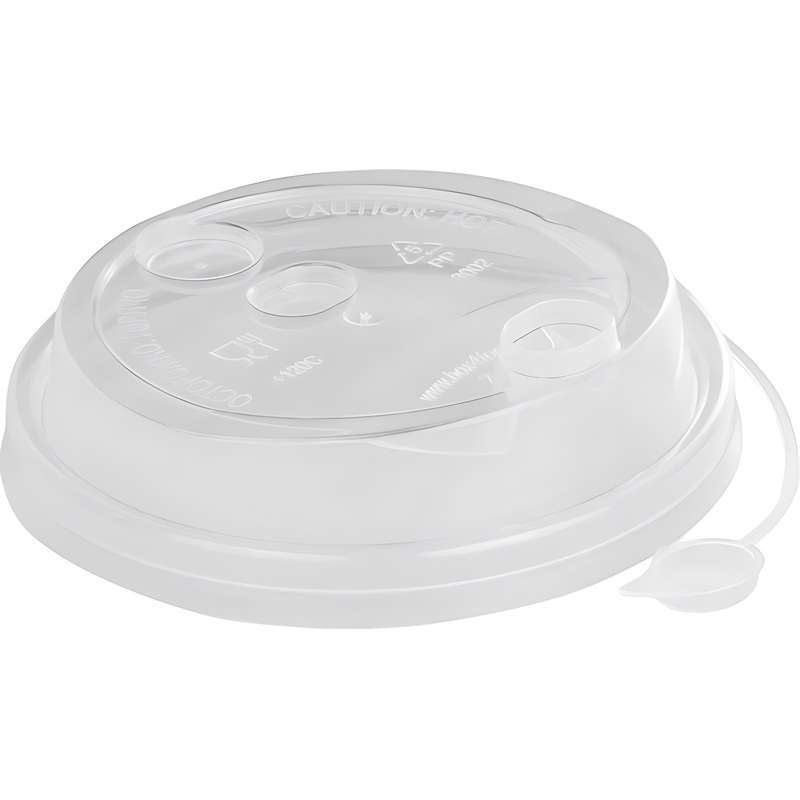 Изображение товара Крышка для стакана кофейная диаметром 80 мм пластиковая прозрачная 1000 шт