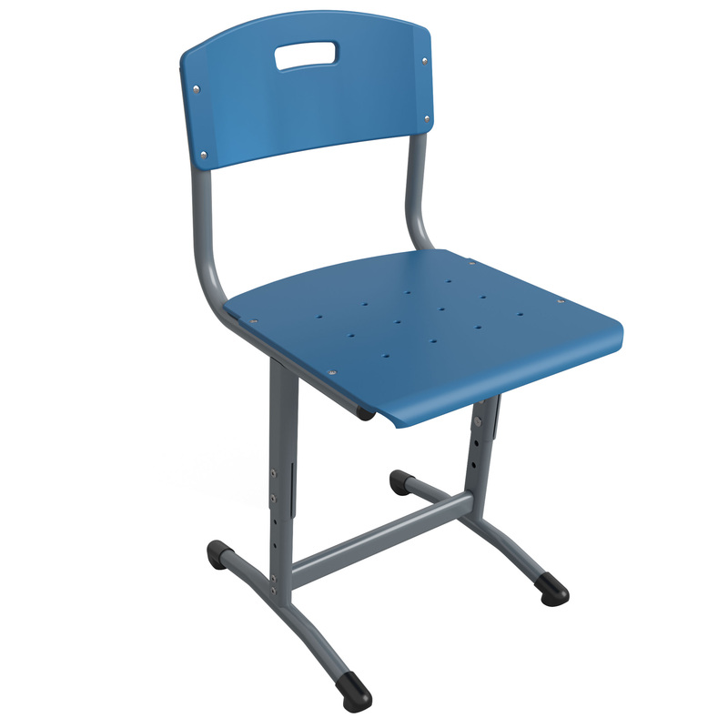Изображение товара Ученический регулируемый стул Универсал синий и серый для детей 3-5 лет