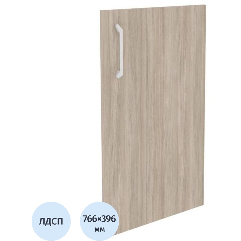 Изображение товара Дверь низкая правая Onix O.D-3(R) ЛДСП (дуб аттик, 396х766 мм)