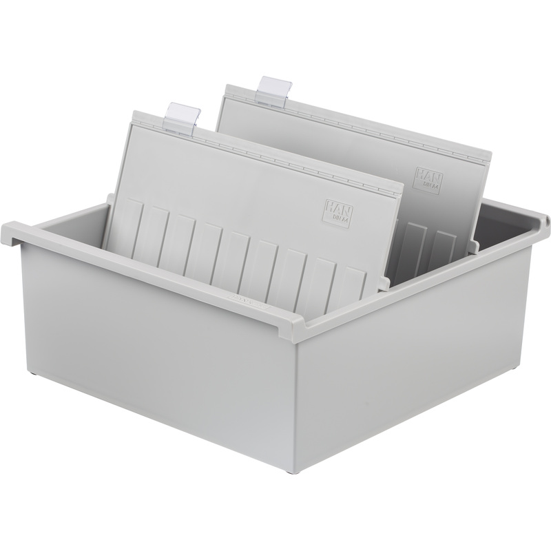 Изображение товара Картотека для карточек Han А4 на 1300 карточек (347x325x140 мм, открытая)