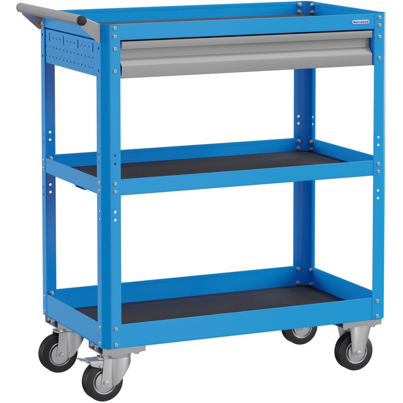 Изображение товара Тележка инструментальная Верстакофф PLC 9508.1-К (серый/синий, 800х450х950 мм)