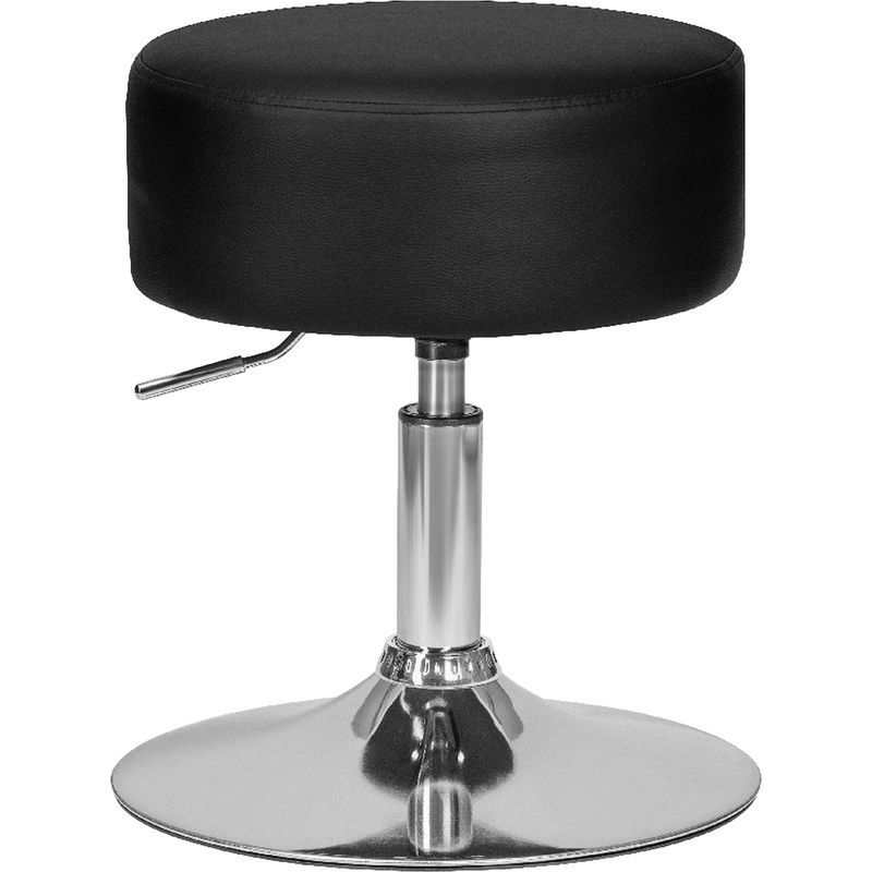 Изображение товара Табурет Dobrin Danny чёрный (искусственная кожа, металл)