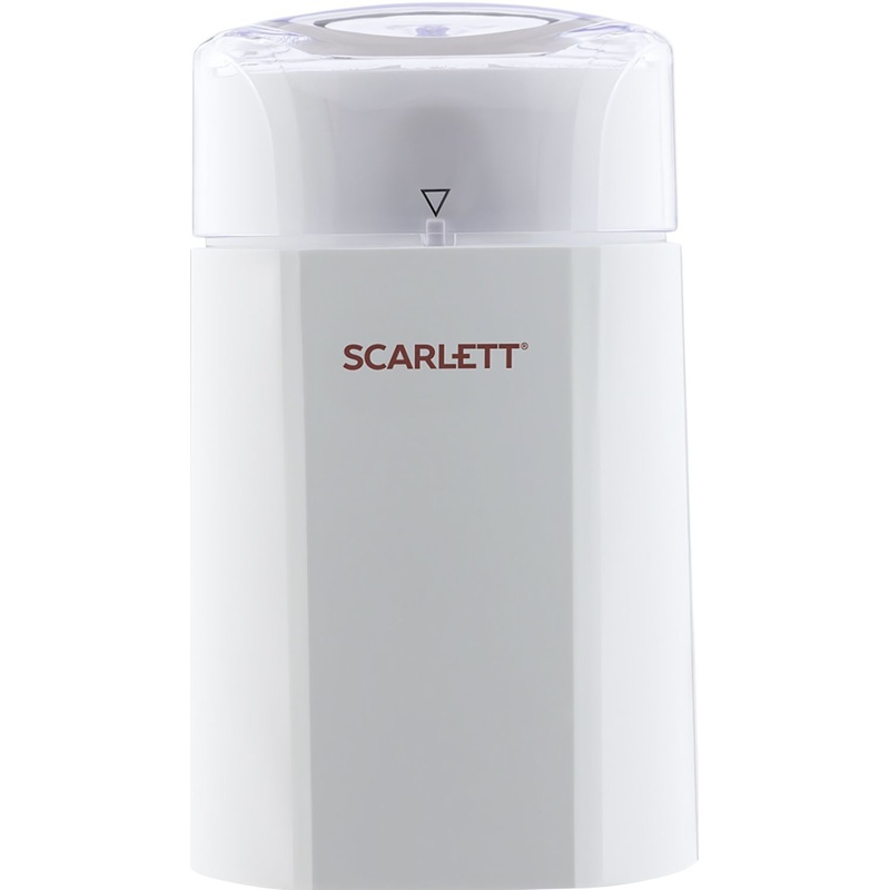 Изображение товара Кофемолка Scarlett SC-CG44506 белая мощность 160 Вт ротационный нож импульсный режим