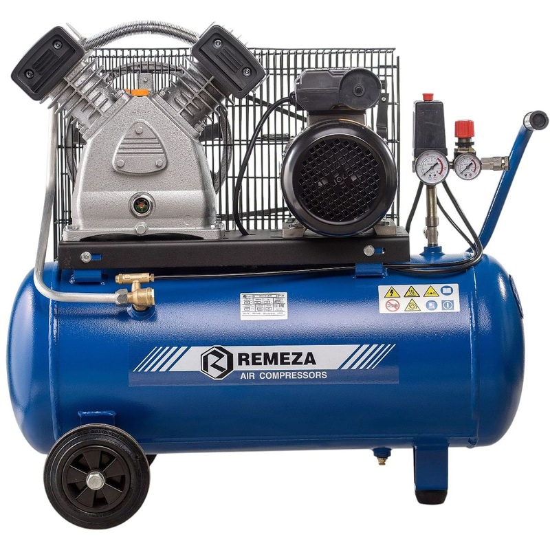 Изображение товара Уценка. Компрессор поршневой масляный Remeza СБ 4/С-50 LB 30 A 50 Л, 10 БАР, 420 л/мин (21245)