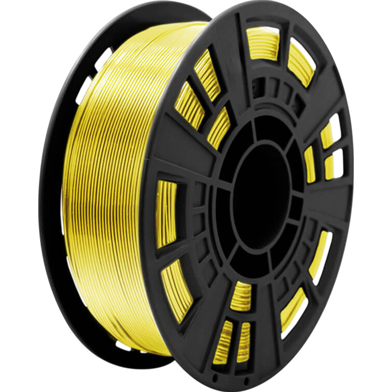 Изображение товара Пластик PLA+ Silk для 3D-принтера Lider-3D жёлтый глянцевый 1.75 мм 1 кг