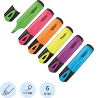 Набор текстовыделителей Maped Fluo Pep's Classic (толщина линии 1-5 мм,   6 цветов, 742557)