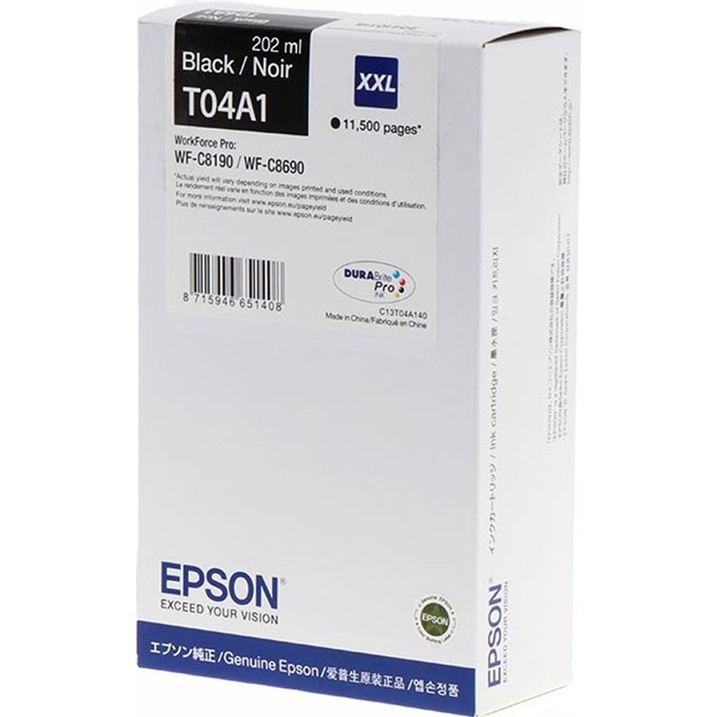 Изображение товара Картридж струйный Epson T04A C13T04A140 черный повышенной емкости