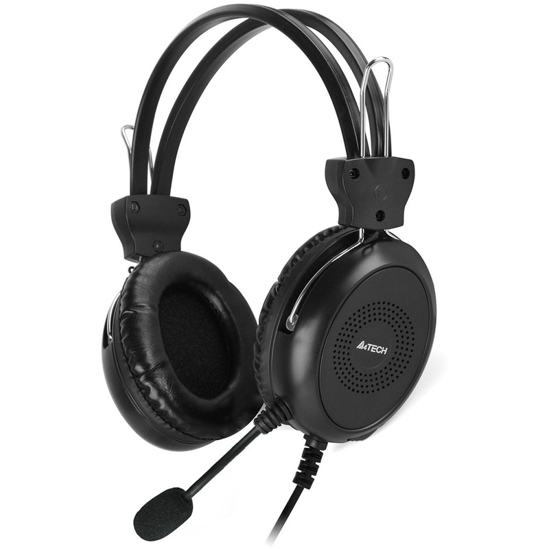 Изображение товара Гарнитура проводная A4Tech HU-30 стерео USB микрофон для компьютера