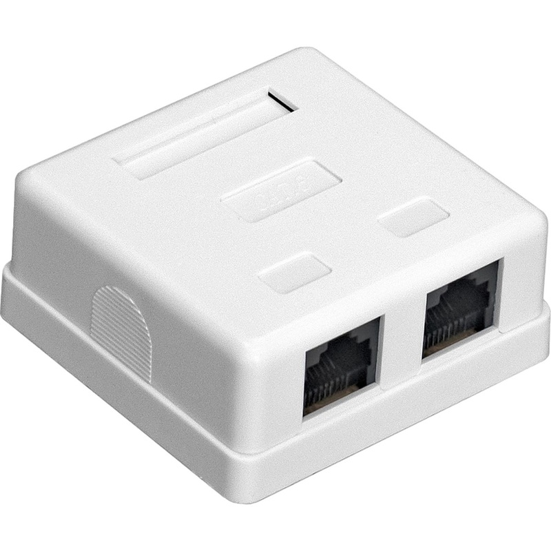 Изображение товара Розетка ExeGate SM2-RJ45-C5 RJ-45 cat 5/5E белая