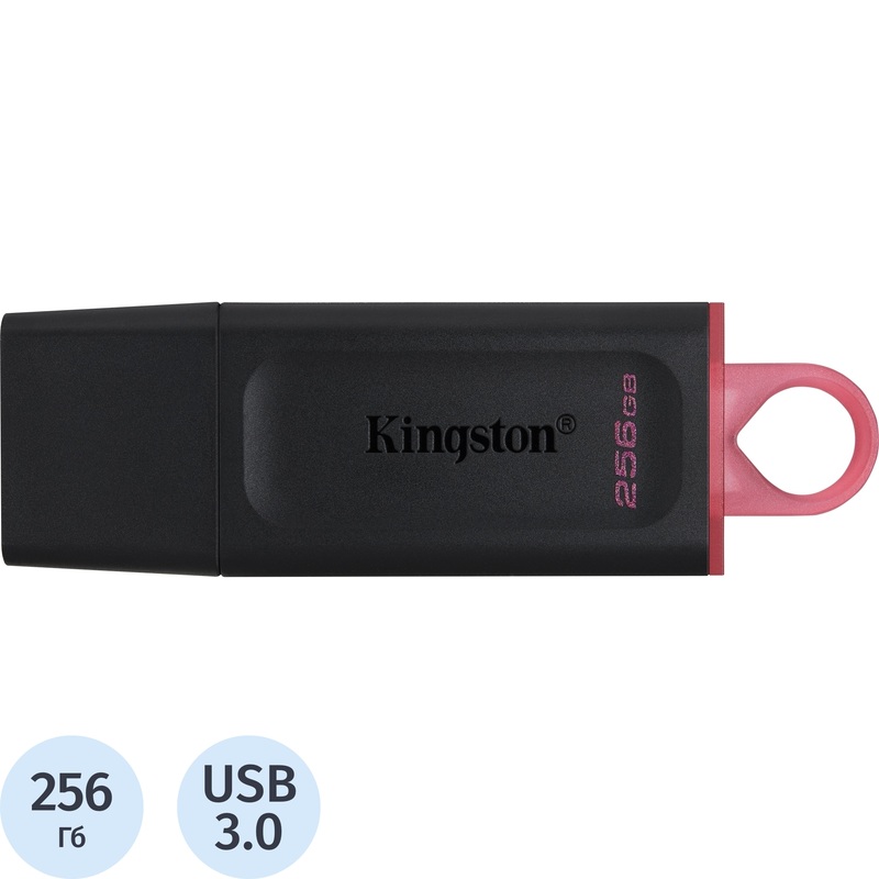 Изображение товара Флешка Kingston DataTraveler Exodia 256 ГБ USB 3.0 Быстрая переноска
