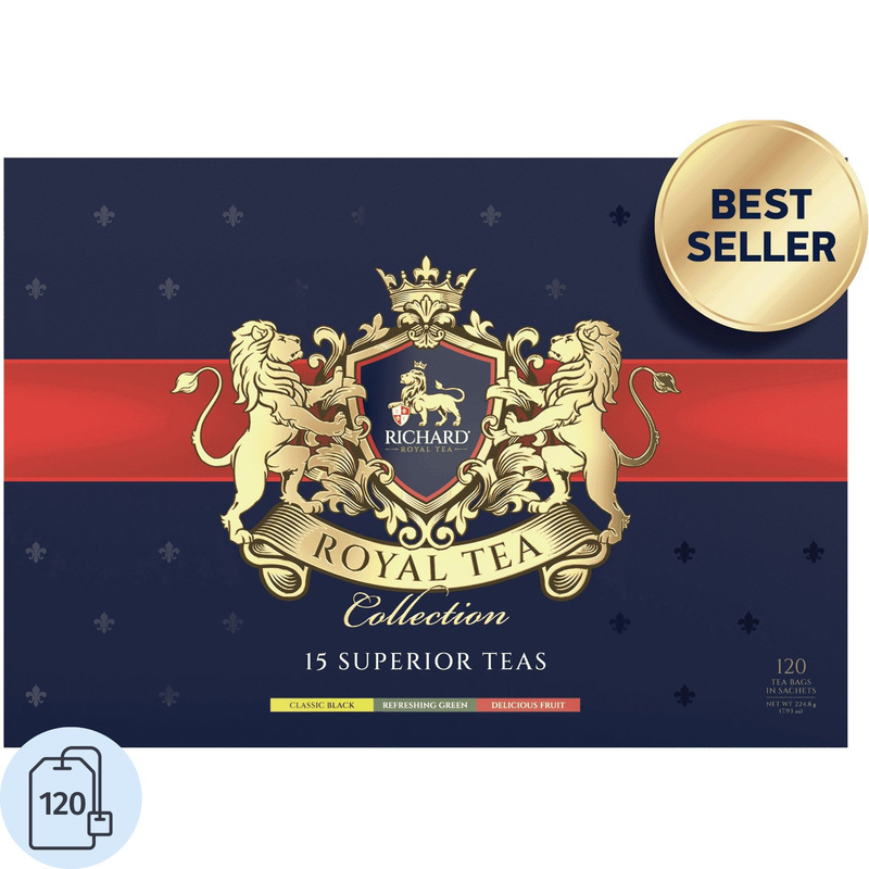 Изображение товара Чай ассорти Richard Royal Tea Collection 120 сашет в подарочной упаковке