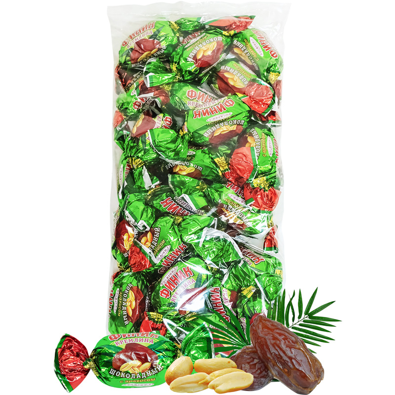 Изображение товара Конфеты шоколадные Кремлина Финик с арахисом 1 кг