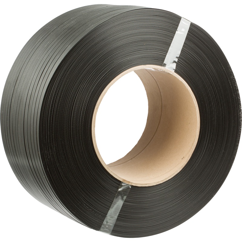 Изображение товара Уценка. Стреппинг лента полипропиленовая серая 12x0.5 мм длина 3000 м