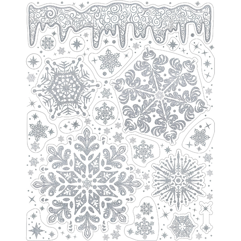 Изображение товара Наклейка новогодняя на окна Magic Time 38x30 см (92059)