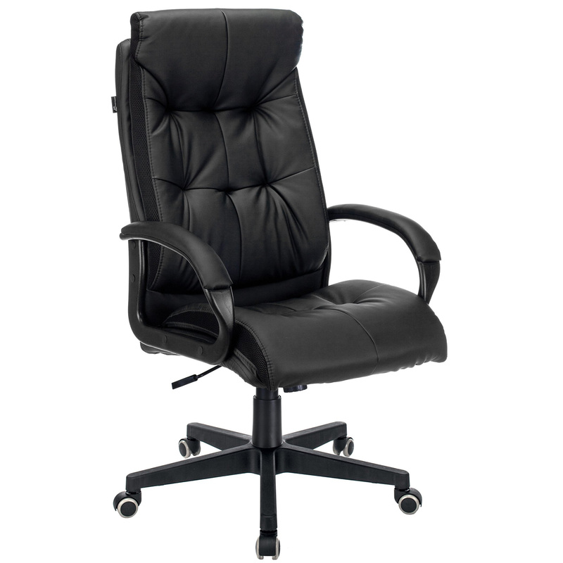 Изображение товара Кресло руководителя Бюрократ CH-824, черное, экокожа
