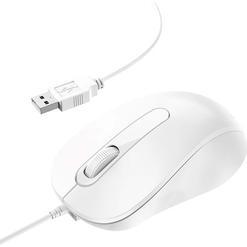 Изображение товара Мышь проводная Borofone BG4 белая (82983)