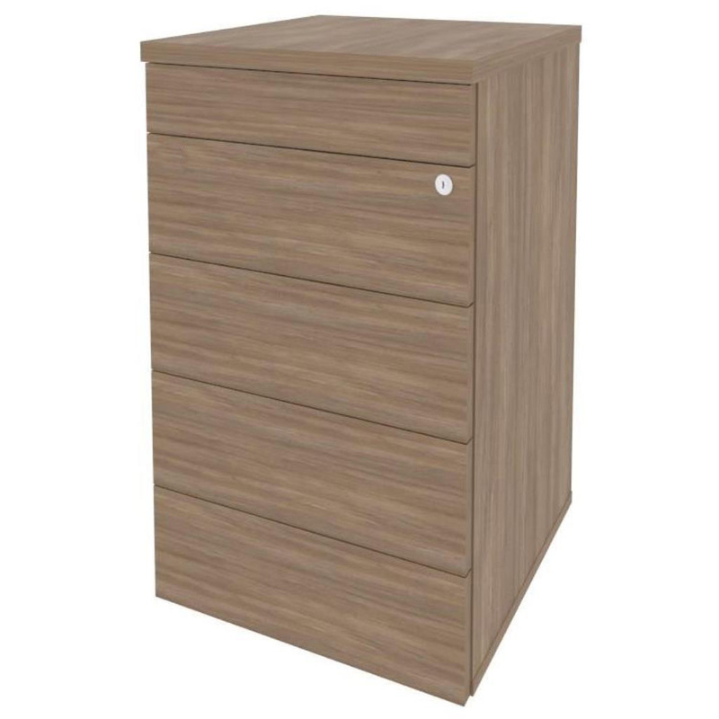 Изображение товара Тумба приставная Onix O.TP-4TIP с 5 ящиками дуб аризона