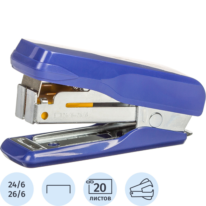 Изображение товара Степлер Мини Комус MSBL2420 с высоким качеством и антистеплером