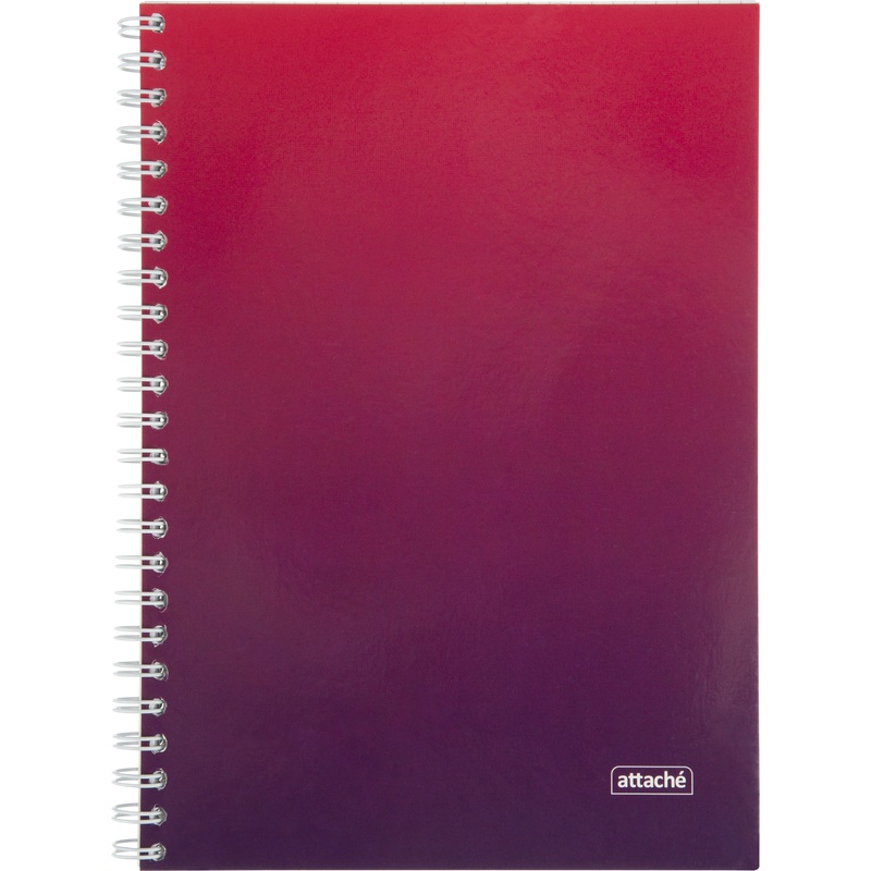 Изображение товара Бизнес-тетрадь Attache Градиент А5 96 листов бордовая в клетку на спирали