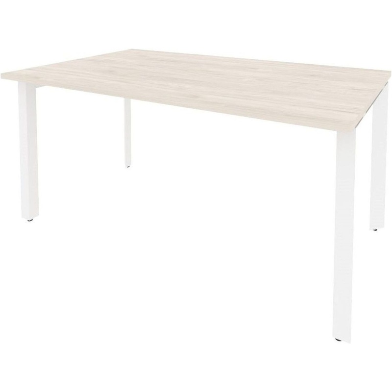 Изображение товара Стол для переговоров Onix-П O.MP-PRG-1.4 (денвер светлый/белый, 1580х980х750 мм)