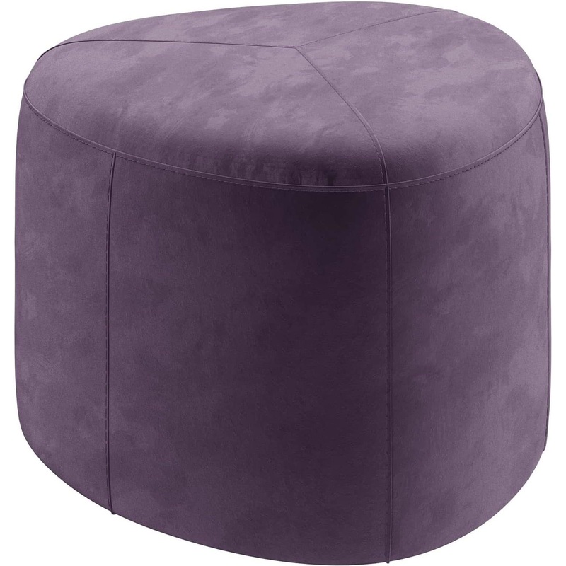 Изображение товара Пуф Софти СФ-57 фиолетовый тканевый с пластиковыми опорами 530x530x415 мм