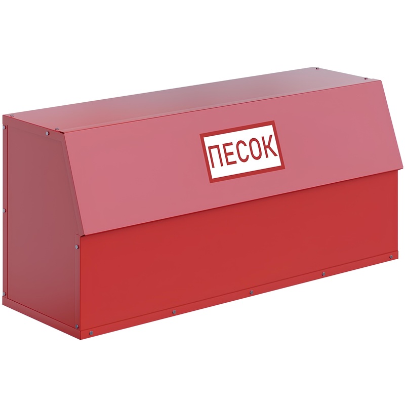 Изображение товара Металлический ящик для песка 125x40x56 см закрытый сборно-разборный Россия