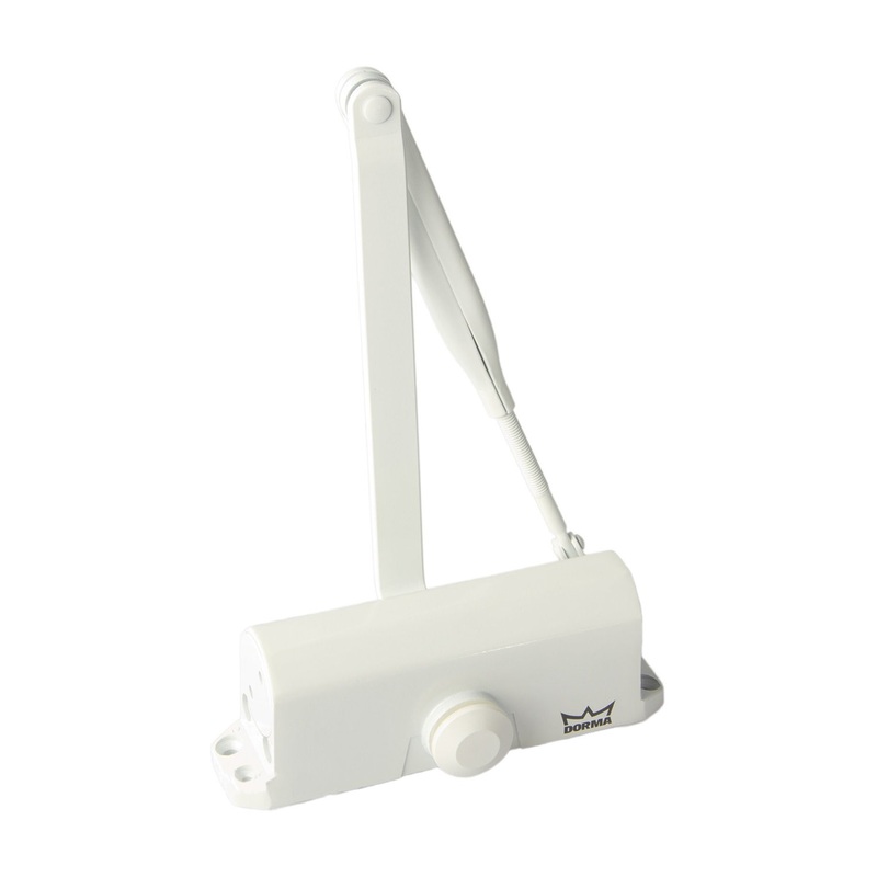 Изображение товара Доводчик дверной Dormakaba TS 77 EN2 белый до 40кг рычажной системы