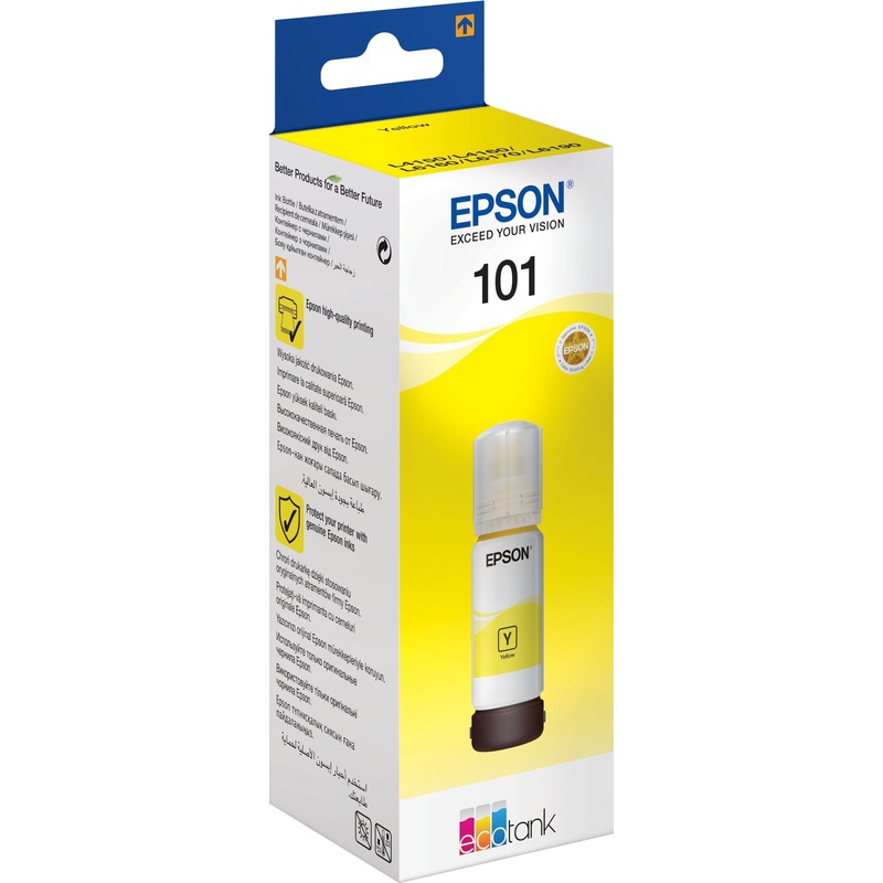 Изображение товара Чернила Epson 101 C13T03V44A желтые оригинальные