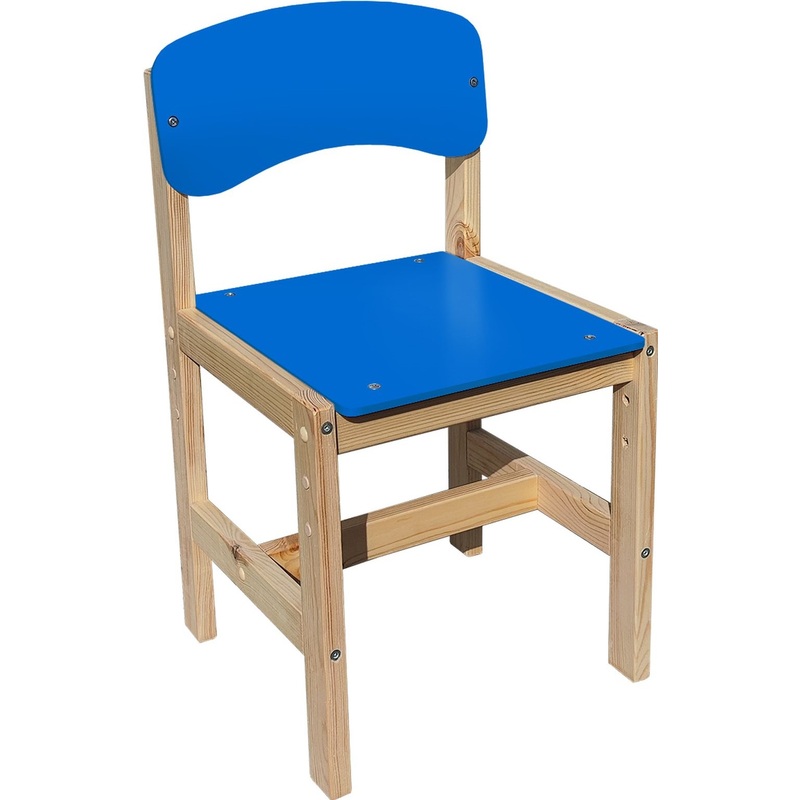 Изображение товара Стул детский Ростик регулируемый (синий, рост 1-3)