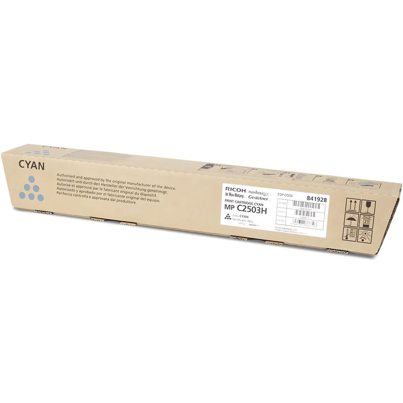 Изображение товара Тонер Ricoh Aficio 841928 MPC2503H голубой оригинальный