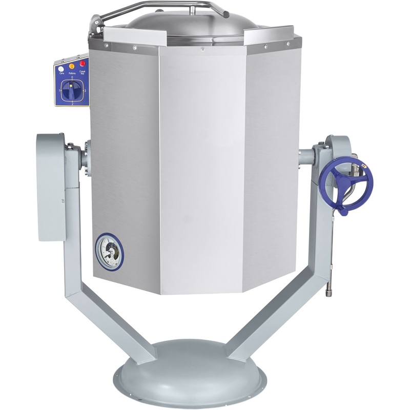 Изображение товара Котел пищеварочный Abat КПЭМ-60-ОР серебристый 60л для профессиональной кухни