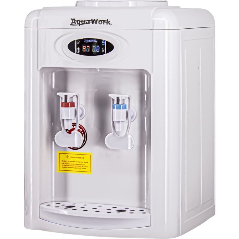 Изображение товара Кулер для воды Aqua Work 0.7TDR-ST белый с нагревом и охлаждением
