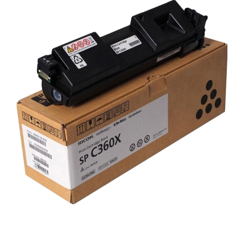 Изображение товара Уценка. Картридж лазерный Ricoh C360X чёрный оригинальный