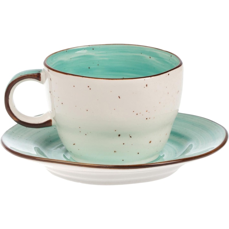 Изображение товара Чайная пара P.L. Proff Cuisine Ocean Fusion фарфоровая 200 мл (6 штук в упаковке)