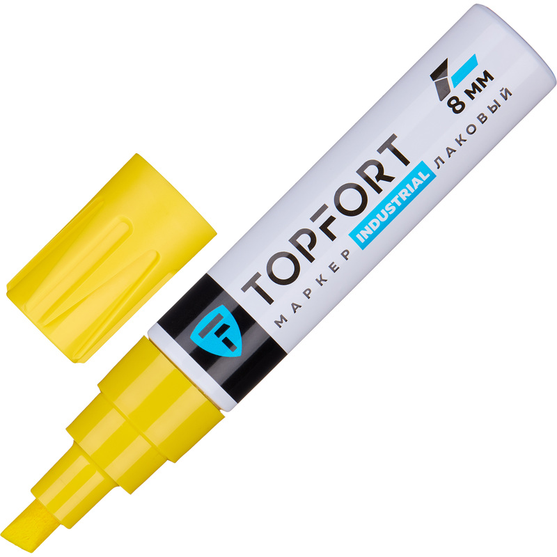 Изображение товара Маркер промышленный лаковый TOPFORT ZP2502 жёлтый 6-8 мм (1827883)