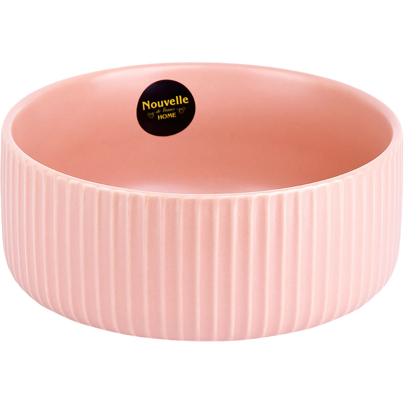 Изображение товара Фарфоровый салатник Nouvelle Home Scandi Primerose 16 см 850 мл розовый