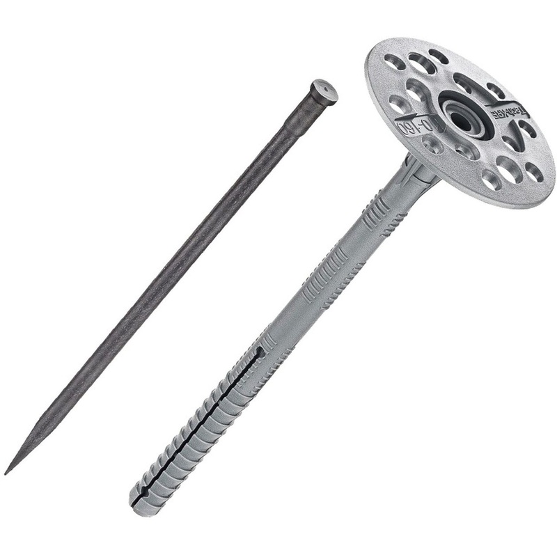 Изображение товара Дюбель-гвоздь Tech-Krep 10х160 мм для теплоизоляции, 250 штук