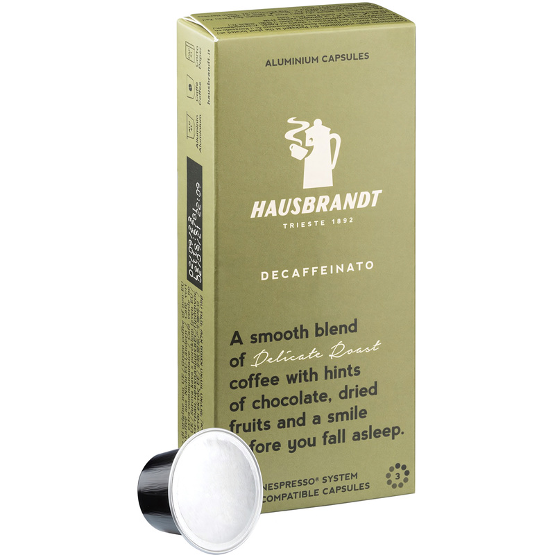 Изображение товара Кофе в капсулах Hausbrandt Nespresso Decaffeinato 10 шт по 5 г Италия