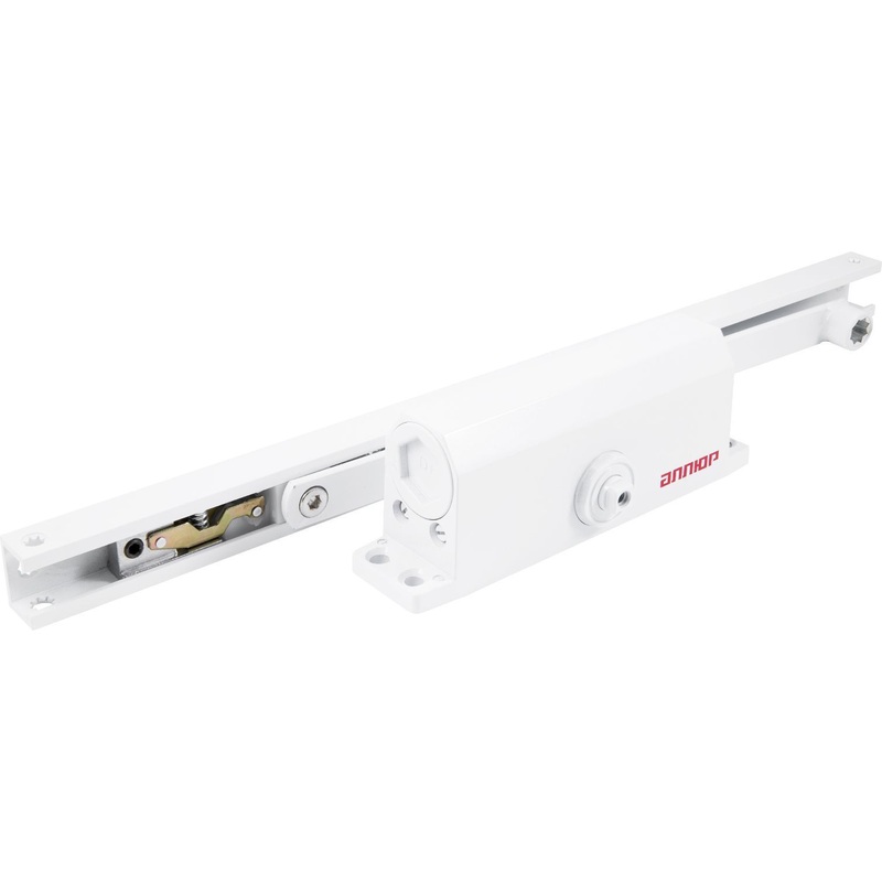 Изображение товара Доводчик дверной Аллюр 168/3-4 AH-W до 100 кг белый