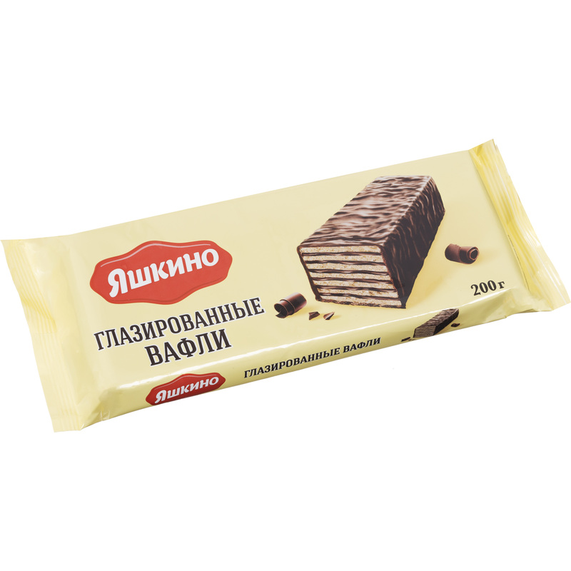 Изображение товара Вафли Яшкино глазированные 200 г