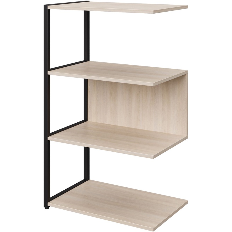 Изображение товара Полустеллаж для документов Easy to lead K-Loft 241H021 дуб скандинавский/чёрный 645х400х1068 мм