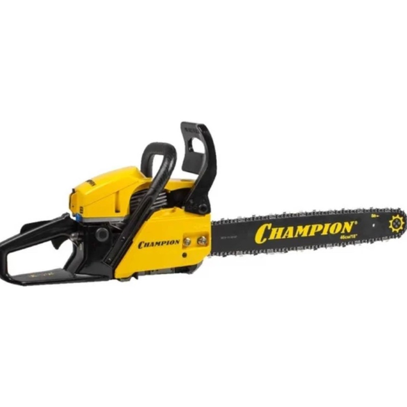 Изображение товара Пила цепная бензиновая Champion 256-18 полупрофессиональная 54 см3 18 дюймов
